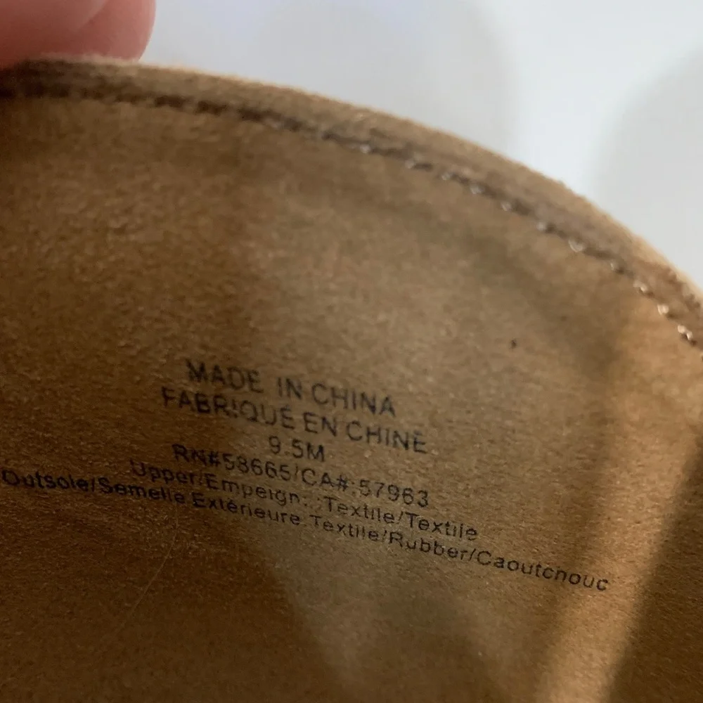 Abound Camel Suede Wedge Ankle‎ Boots